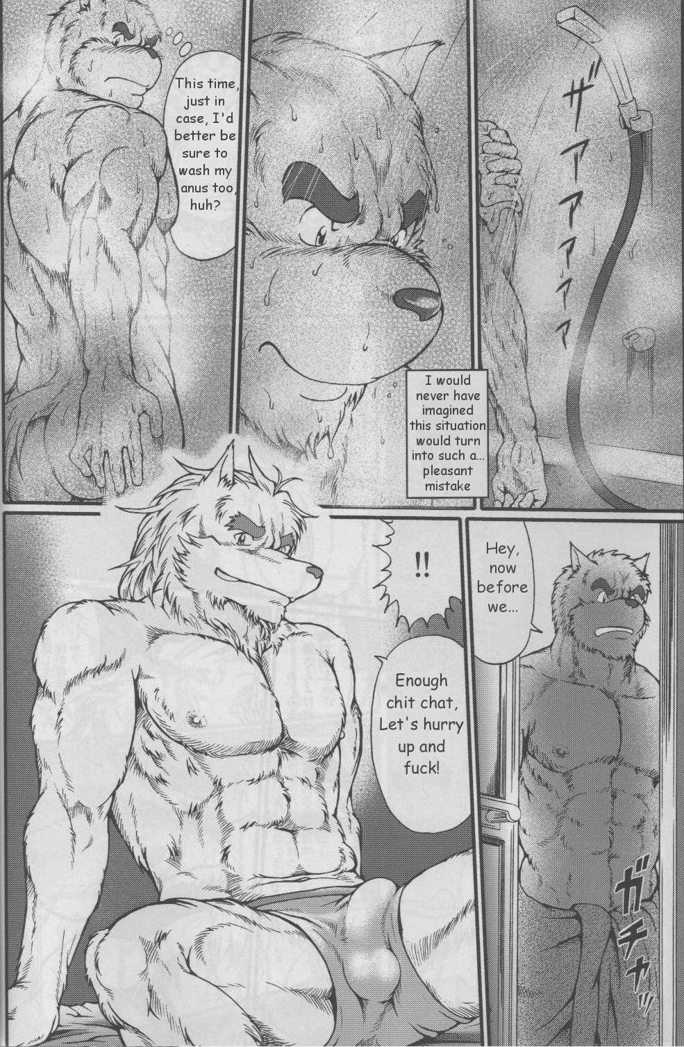 My reading manga furry